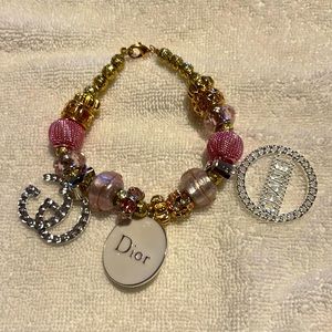 Custom made bracelets see the bling